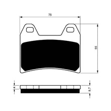 GOLDFREN PASTIGLIA FRENO SINT. GP6 MONTA SU BMW 800 F R/S/ST 2011-OFFERTA