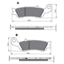 GOLDFREN PASTIGLIA FRENO SINT. K1 MONTA SU YAMAHA 125 YZ 08-18-OFFERTA