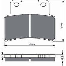 GOLDFREN PASTIGLIA FRENO SINT. S3 MONTA SU APRILIA 750 SMV DORSODURO 08-10-OFFERTA