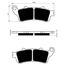 GOLDFREN PASTIGLIA FRENO SINT. S3 MONTA SU HONDA 1000 XL VX/VY/V1-6 VARADERO 04-06-OFFERTA