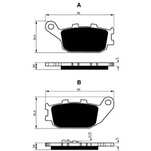 GOLDFREN PASTIGLIA FRENO SINT. S3 MONTA SU HONDA 250 NSS Y/AY/A1,3 FORZA-S,T,ST/JAZZ 00-05-OFFERTA-COD.155S3