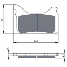 GOLDFREN PASTIGLIA FRENO SINT. S3 MONTA SU HUSABERG 450 FS C 06-OFFERTA