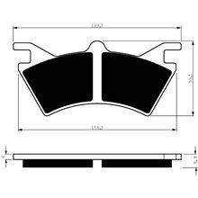 GOLDFREN PASTIGLIA FRENO SINT. S3 MONTA SU POLARIS PPS LUH 6X6 02-OFFERTA