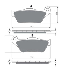 GOLDFREN PASTIGLIA FRENO SINT. S3 MONTA SU YAMAHA 125 YP 06-09-OFFERTA