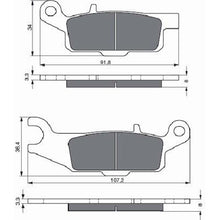 GOLDFREN PASTIGLIA FRENO SINT. S3 MONTA SU YAMAHA 250 YFM RX RAPTOR 08-12-OFFERTA-COD.253S3