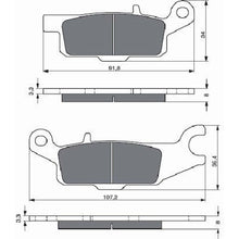 GOLDFREN PASTIGLIA FRENO SINT. S3 MONTA SU YAMAHA 700 YFM FG/FGH 12-OFFERTA-COD.252S3