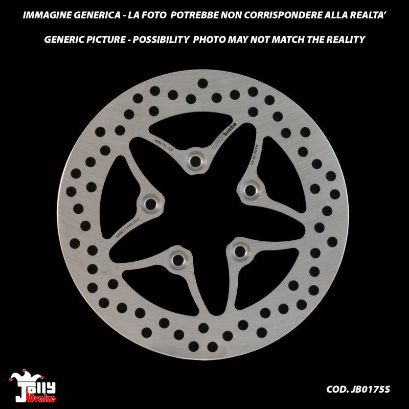JOLLY BRAKE BY NG DISCO FRENO FISSO POSTERIORE PER APRILIA SCARABEO/ROTAX 125 99-03-OFFERTA