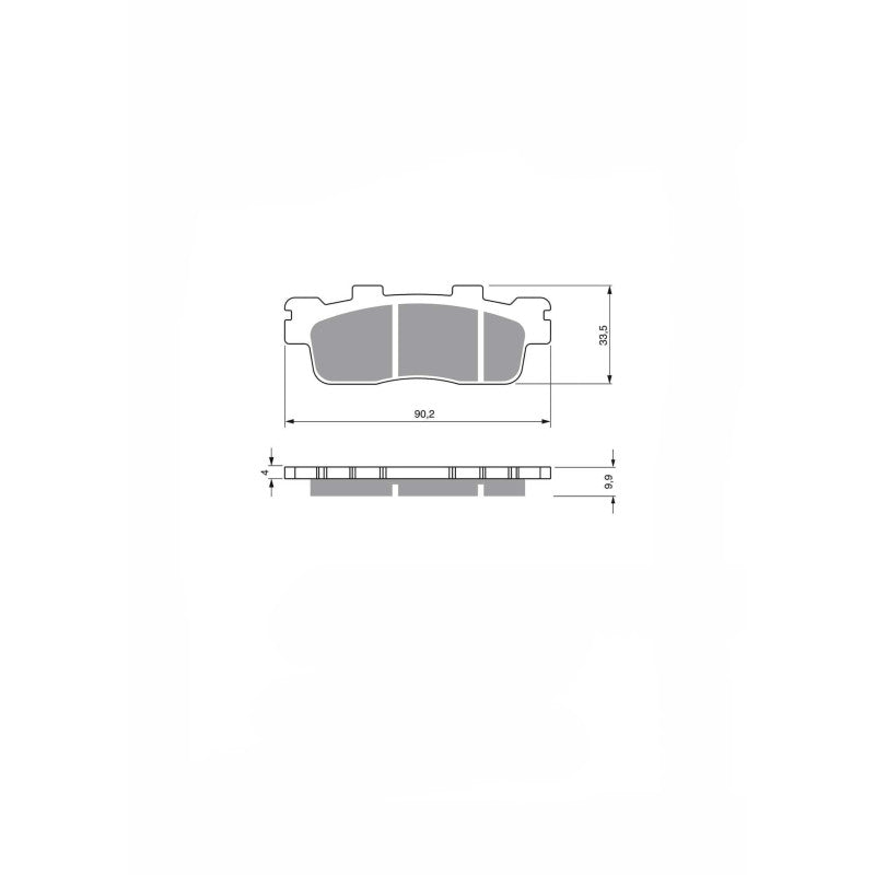 JOLLY BRAKE PASTIGLIA FRENO SEMIM. KX MONTA SU BENELLI 150 VELVET 08-12-OFFERTA