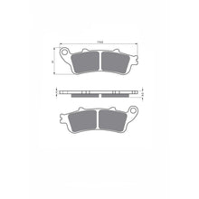 JOLLY BRAKE PASTIGLIA FRENO SEMIM. KX MONTA SU HONDA FES 125 PANTHEON 98-02-OFFERTA
