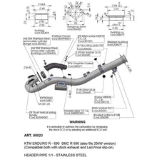 LEOVINCE KIT COLLETTORI PER KTM 690 ENDURO R 21-24