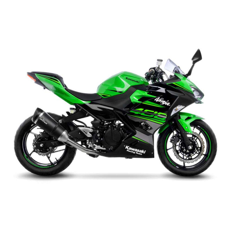 LEOVINCE SCARICO COMPLETO FACTORY S CARBON FIBER PER KAWASAKI Z400 2023 CARBON-COD.14240S