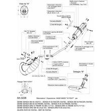 LEOVINCE SCARICO COMPLETO X-FIGHT PER GILERA SMT 50 03-04 INOX