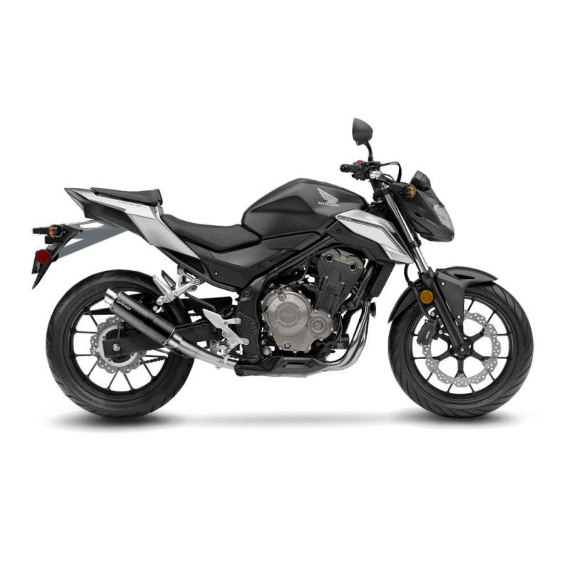 LEOVINCE TERMINALE SCARICO GP CORSA MATTE PER HONDA CB 500 F 17-18 CARBON