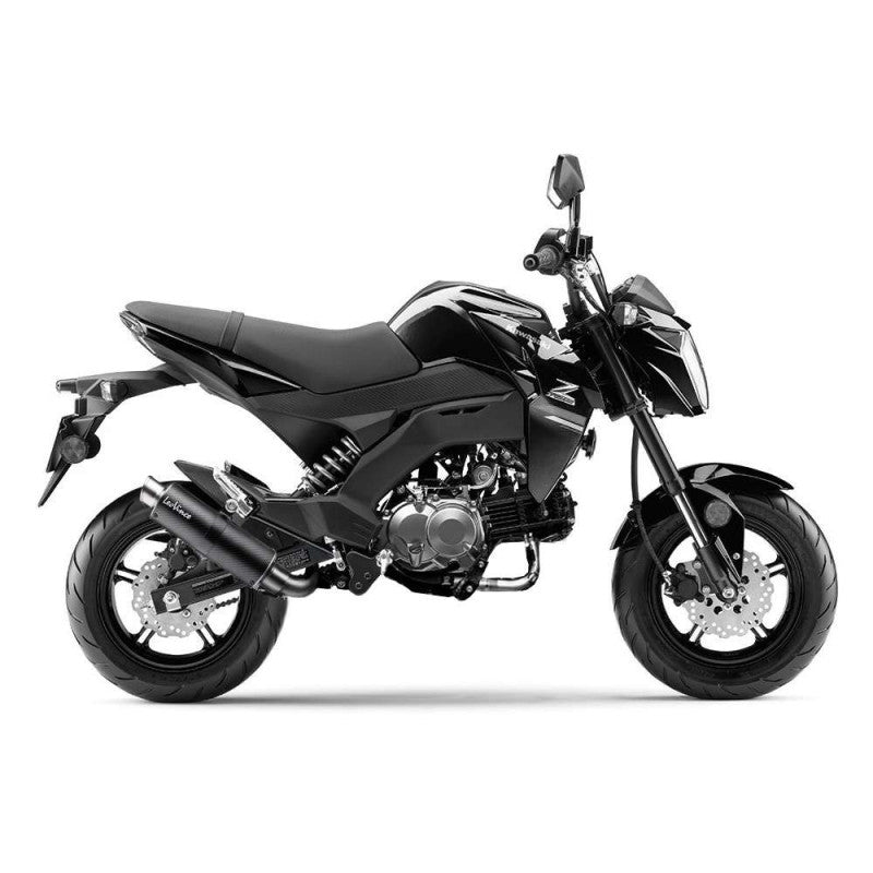 LEOVINCE TERMINALE SCARICO GP CORSA MATTE PER KAWASAKI Z125 PRO MINI NAKED 19-24 CARBON