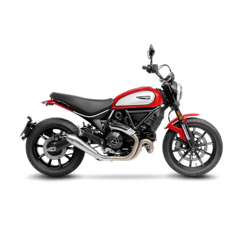 LEOVINCE TERMINALE SCARICO GP STYLE PER DUCATI SCRAMBLER URBAN MOTARD 2022 INOX