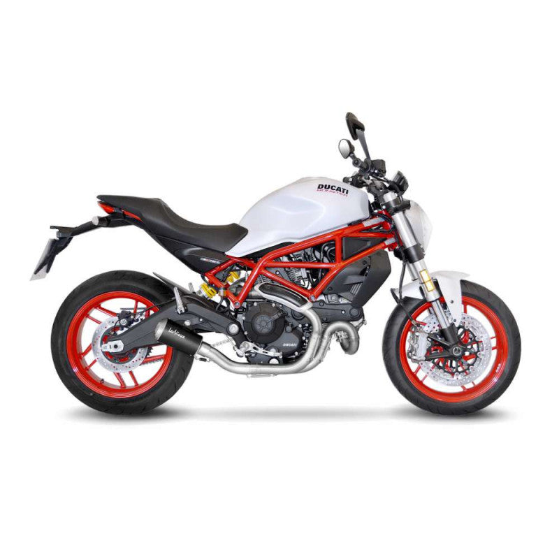 LEOVINCE TERMINALE SCARICO LV-10 BLACK EDITION PER DUCATI SCRAMBLER FULL THROTTLE 19-20 INOX