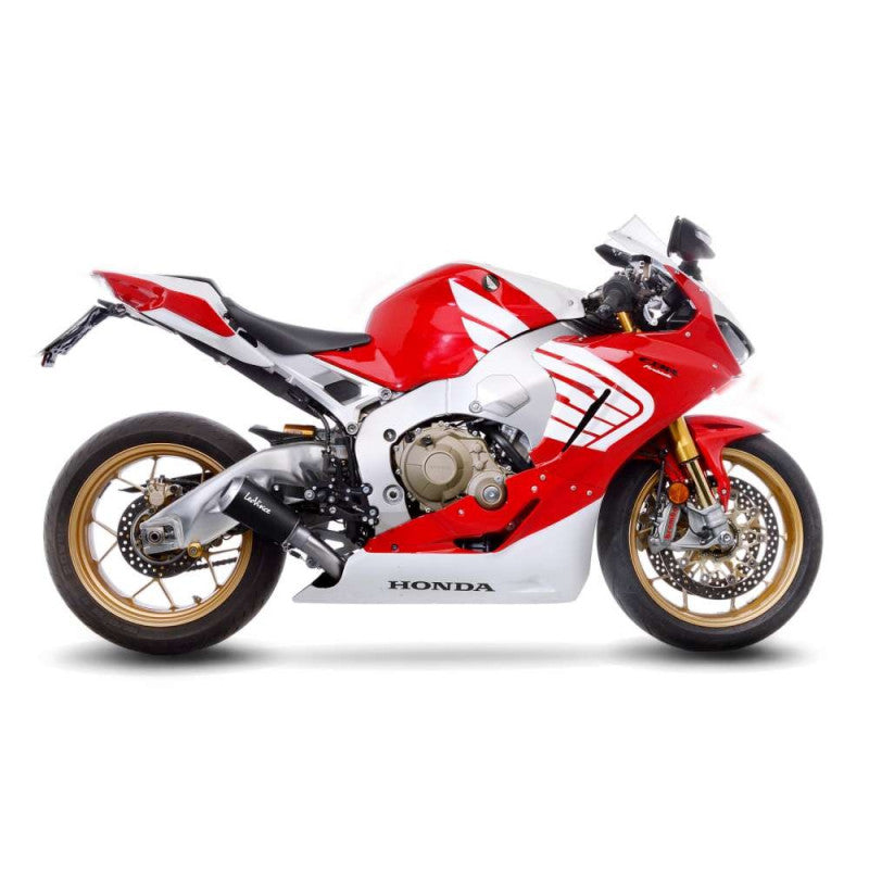 LEOVINCE TERMINALE SCARICO LV-10 BLACK EDITION PER HONDA CBR1000RR FIREBLADE SP2 17-19 INOX-COD.15207BU