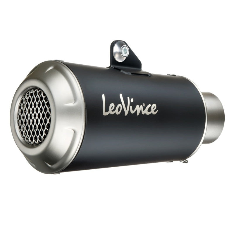 LEOVINCE TERMINALE SCARICO LV-10 BLACK EDITION PER KAWASAKI Z500 24-25 INOX