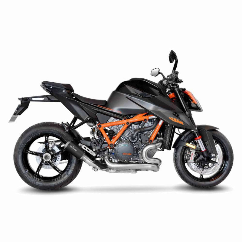 LEOVINCE TERMINALE SCARICO LV-10 BLACK EDITION PER KTM 1290 SUPER DUKE R 21-21 INOX