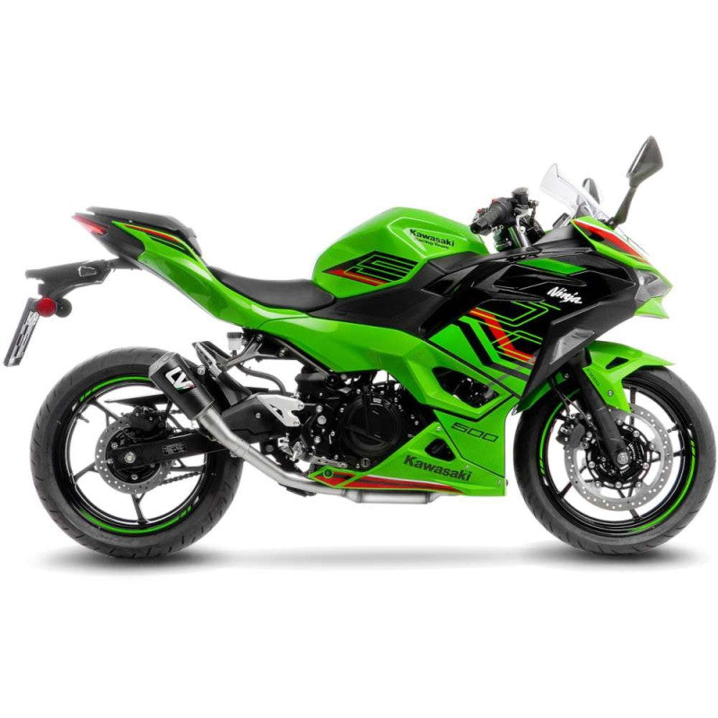 LEOVINCE TERMINALE SCARICO LV-10 CARBON FIBER PER KAWASAKI NINJA 500 24-25 CARBON