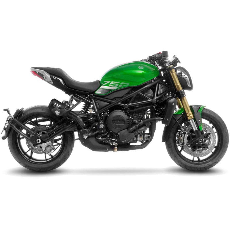 LEOVINCE TERMINALE SCARICO LV-10 FULL BLACK PER BENELLI 752 S 21-24 INOX