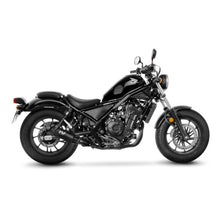 LEOVINCE TERMINALE SCARICO LV-10 FULL BLACK PER HONDA CMX 500 REBEL 17-19 INOX