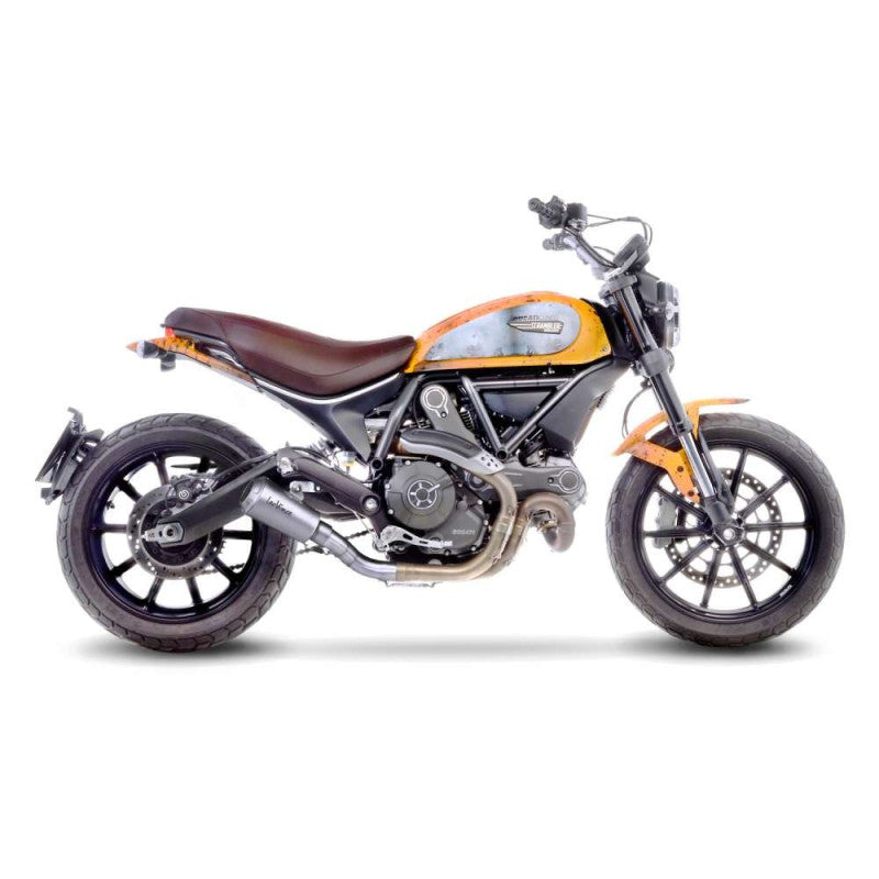 LEOVINCE TERMINALE SCARICO LV-10 PER DUCATI SCRAMBLER ICON 19-20 INOX
