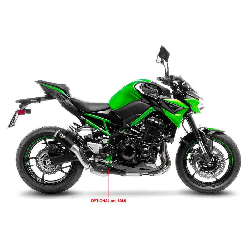 LEOVINCE TERMINALE SCARICO LV CORSA BLACK EDITION PER KAWASAKI Z900 23-24 INOX