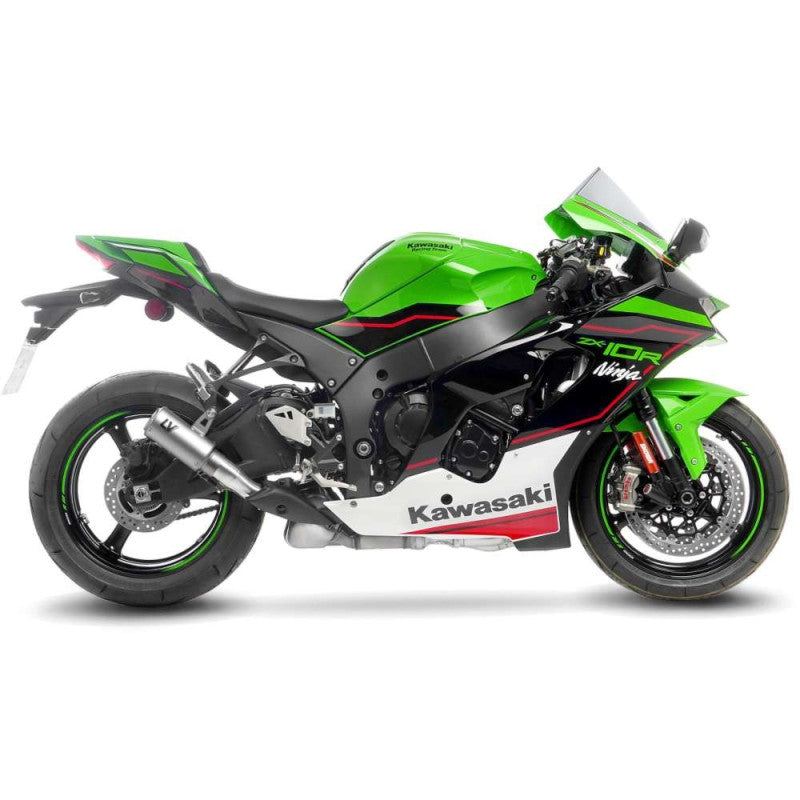 LEOVINCE TERMINALE SCARICO LV CORSA TITANIUM PER KAWASAKI ZX-10RR NINJA 17-18 TITANIO