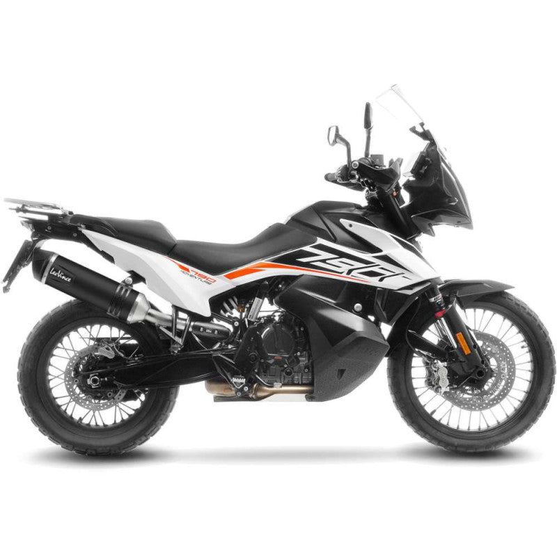 LEOVINCE TERMINALE SCARICO LV ONE EVO BLACK EDITION PER KTM 890 ADVENTURE R 23-24 INOX-COD.14414EBU