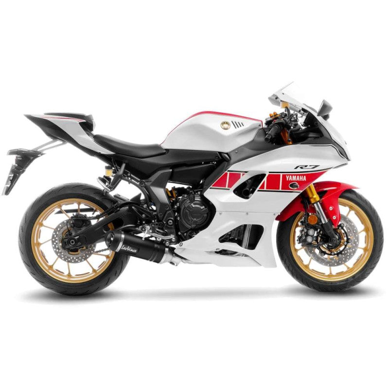 LEOVINCE TERMINALE SCARICO LV ONE EVO BLACK EDITION PER YAMAHA YZF-R7 22-23 INOX-COD.14360EBU
