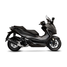 LEOVINCE TERMINALE SCARICO NERO PER HONDA FORZA 125 21-24 INOX-COD.14076K