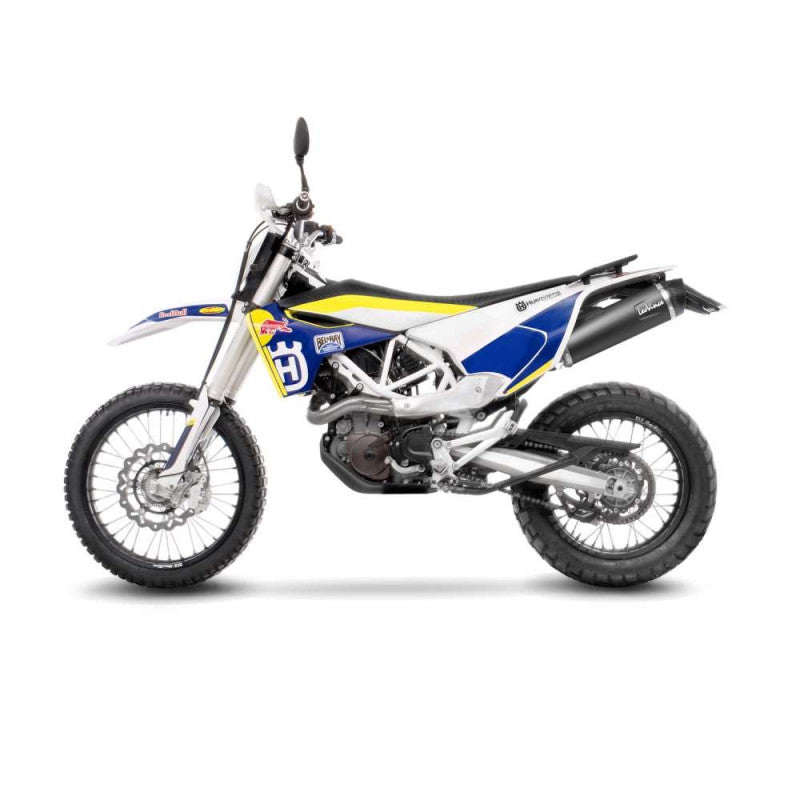 LEOVINCE TERMINALE SCARICO NERO PER HUSQVARNA 701 SUPERMOTO 17-20 INOX-COD.14066K