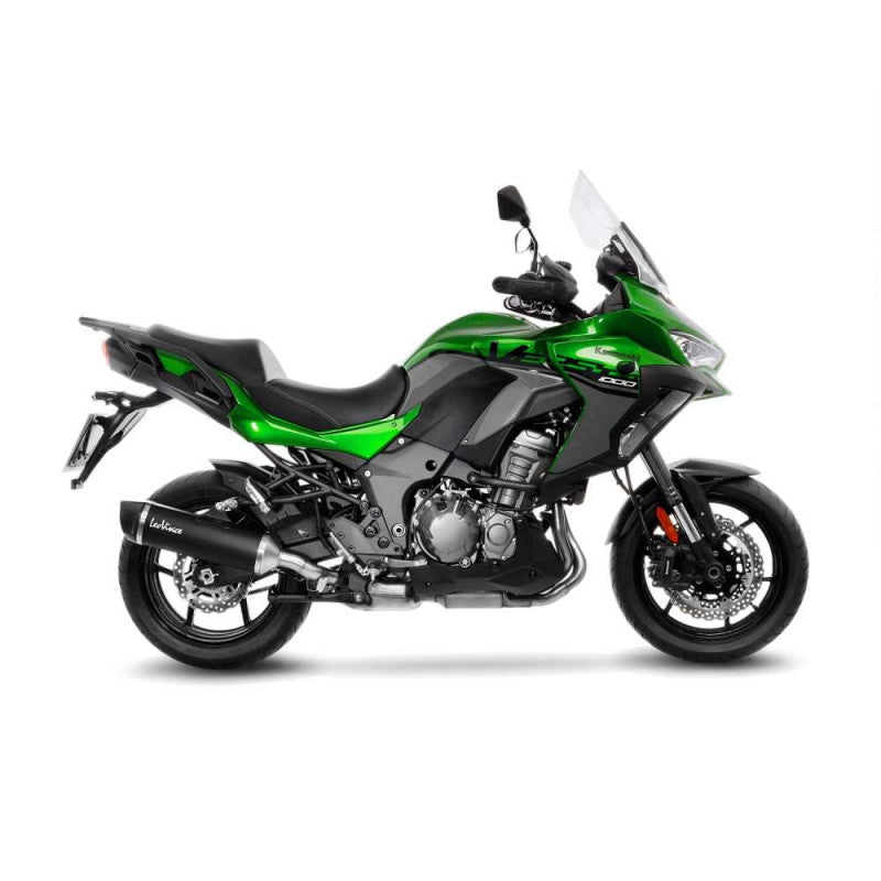 LEOVINCE TERMINALE SCARICO NERO PER KAWASAKI VERSYS 1000 22-24 INOX