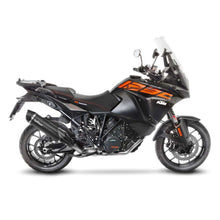 LEOVINCE TERMINALE SCARICO NERO PER KTM 1290 SUPER ADVENTURE R 17-20 INOX-COD.14045