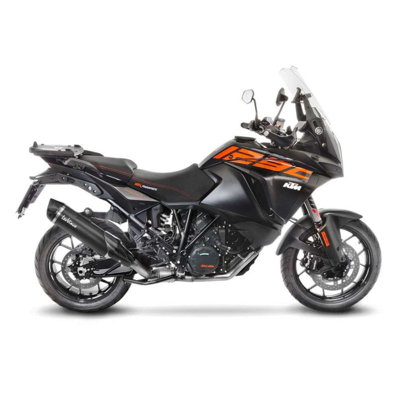 LEOVINCE TERMINALE SCARICO NERO PER KTM 1290 SUPER ADVENTURE R 17-20 INOX-COD.14045U