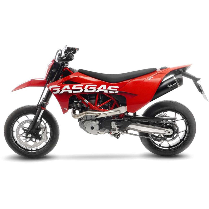LEOVINCE TERMINALE SCARICO NERO PER KTM 690 ENDURO R 21-24 INOX-COD.14072K