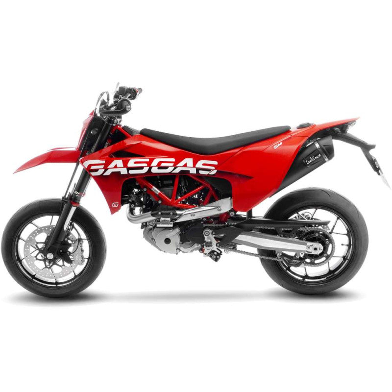 LEOVINCE TERMINALE SCARICO NERO PER KTM 690 SMC R 21-24 INOX-COD.14073K