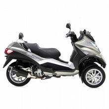 LEOVINCE TERMINALE SCARICO NERO PER PIAGGIO MP3 500 SPORT 11-16 INOX-COD.14005