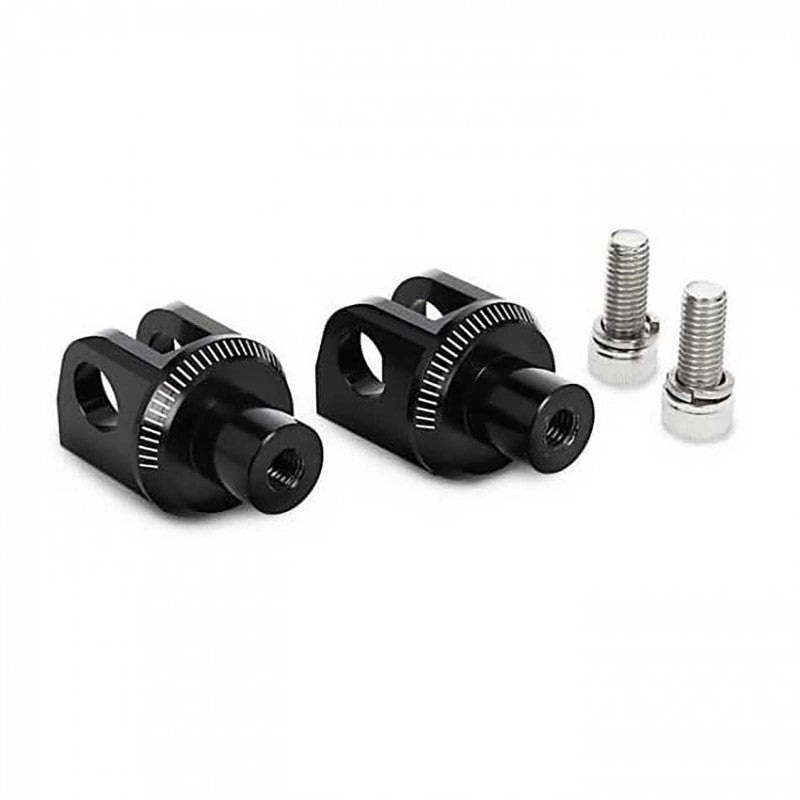 PUIG ADATTATORI POGG. PASSEGGERO PER DUCATI 848 08-10 NERO-OFFERTA