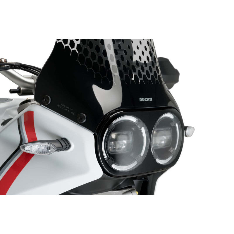 PUIG ADESIVO PROTEZIONE FARO DUCATI DESERT X DISCOVERY 2025 TRASPARENTE