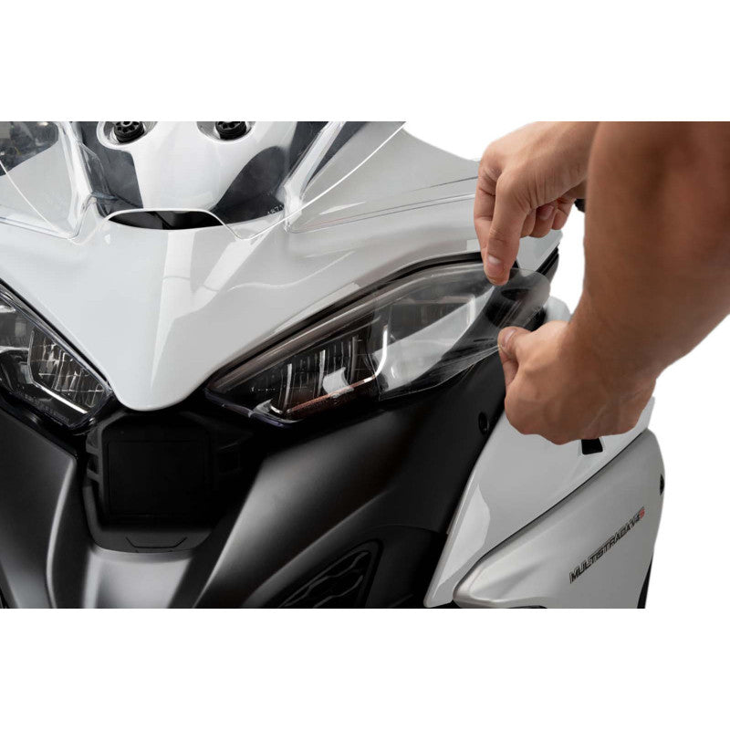 PUIG ADESIVO PROTEZIONE FARO DUCATI MULTISTRADA V4 RS 2024 TRASPARENTE