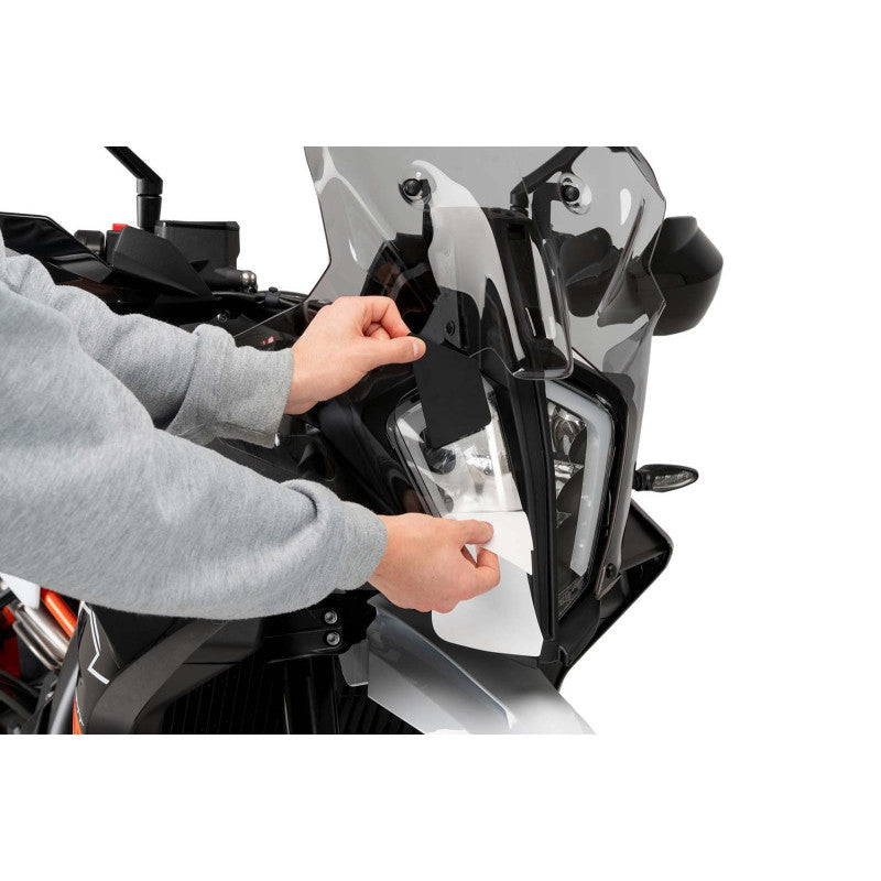 PUIG ADESIVO PROTEZIONE FARO KTM 890 R ADVENTURE 23-25 TRASPARENTE