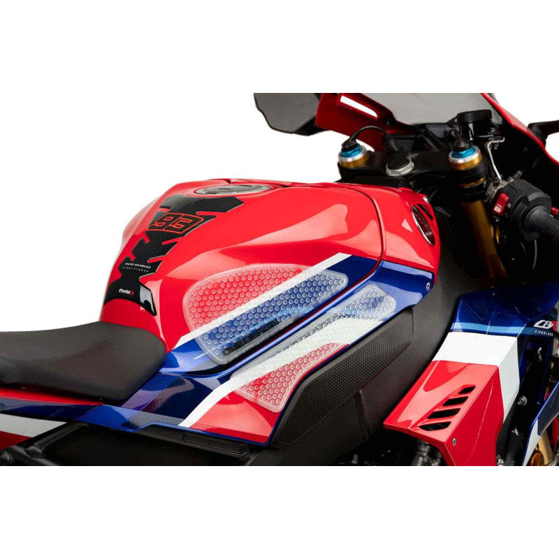 PUIG ADESIVO SERBATOIO SPECIFICO LATERALE PER HONDA CBR1000 RR-R FIREBLADE SP 22-23 TRASPARENTE