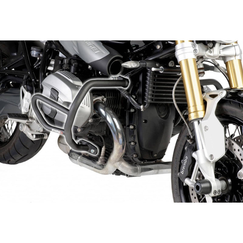 PUIG BARRE DI PROTEZIONE MOTORE PER BMW R NINE T 14-16 NERO