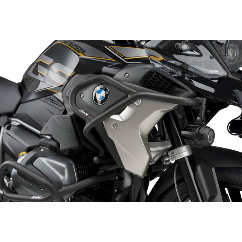 PUIG BARRE DI PROTEZIONE MOTORE PER BMW R1200 GS 17-18 NERO-ALTO
