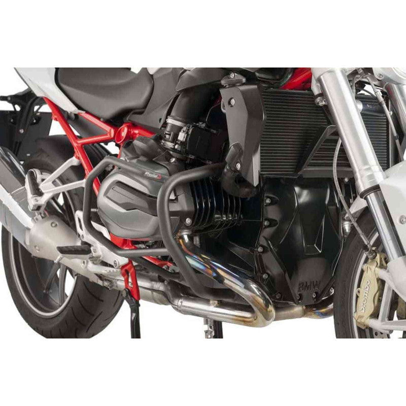 PUIG BARRE DI PROTEZIONE MOTORE PER BMW R1200R 17-18 NERO