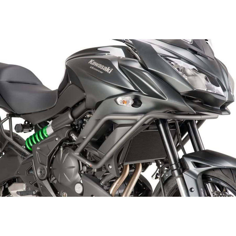 PUIG BARRE DI PROTEZIONE MOTORE PER KAWASAKI VERSYS 650 TOURER 15-20 NERO
