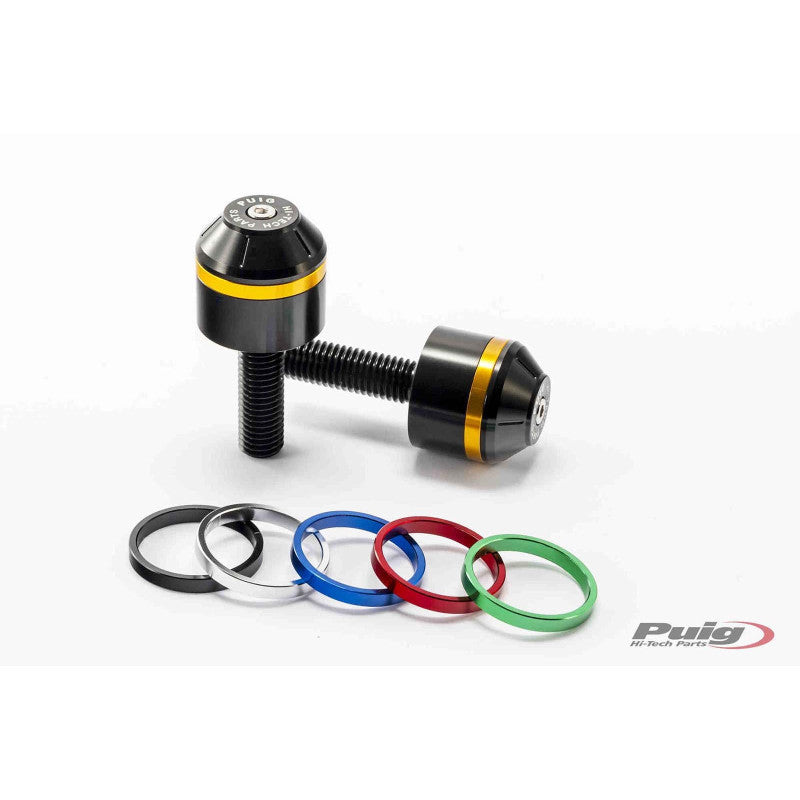 PUIG BILANCIERI MOD. CORTO CON ANELLI PER BMW F800 R 2015 NERO