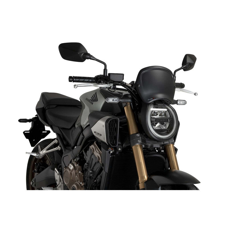 PUIG CARENATURA FRONTALE HONDA CB650R NEO SPORTS CAFE ECLUTCH 24-25 NERO OPACO